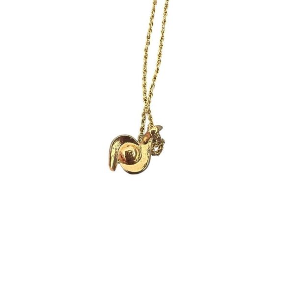 NINA RICCI Pearl & Rhinestone Pendant Necklace - Picture 8 of 9